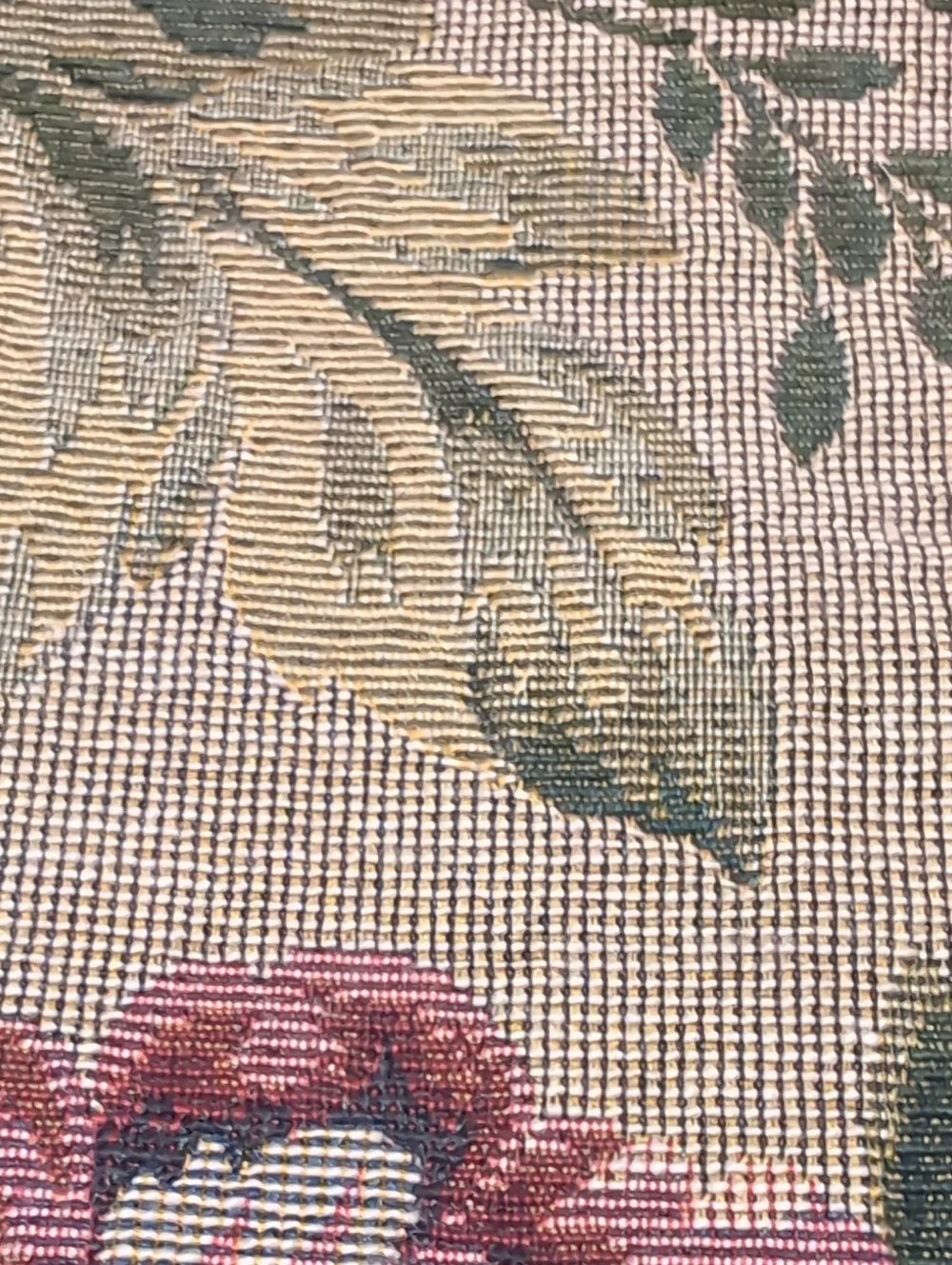 Country Curtains Vintage  Floral Tapestry Like Lined Valances Set Of 2 U. S. A.